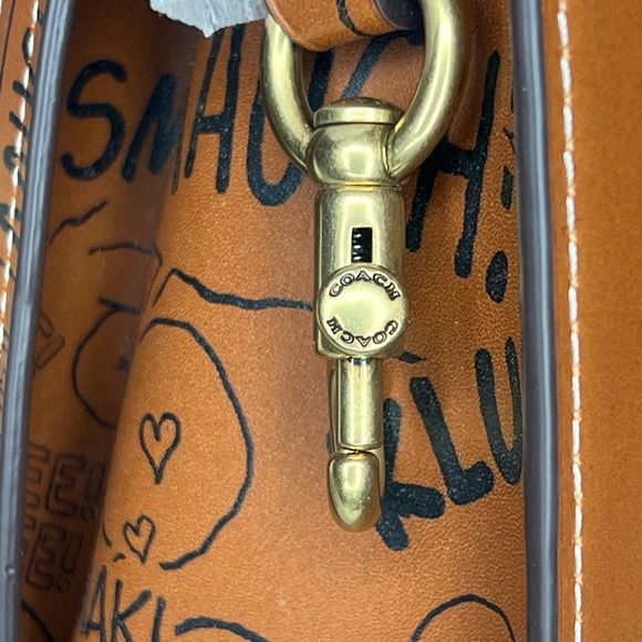 Coach X Peanuts Rogue Bag With Newspaper Print - Picture 12 of 16